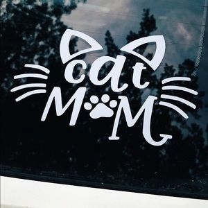 Cat Mom Decal